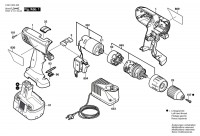 Bosch 0 601 952 5AE Gsb 12 Ve-2 Cordless Impact Drill 12 V / Eu Spare Parts